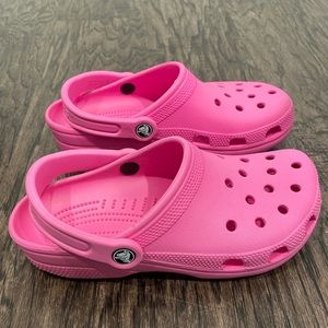 Pink Crocs